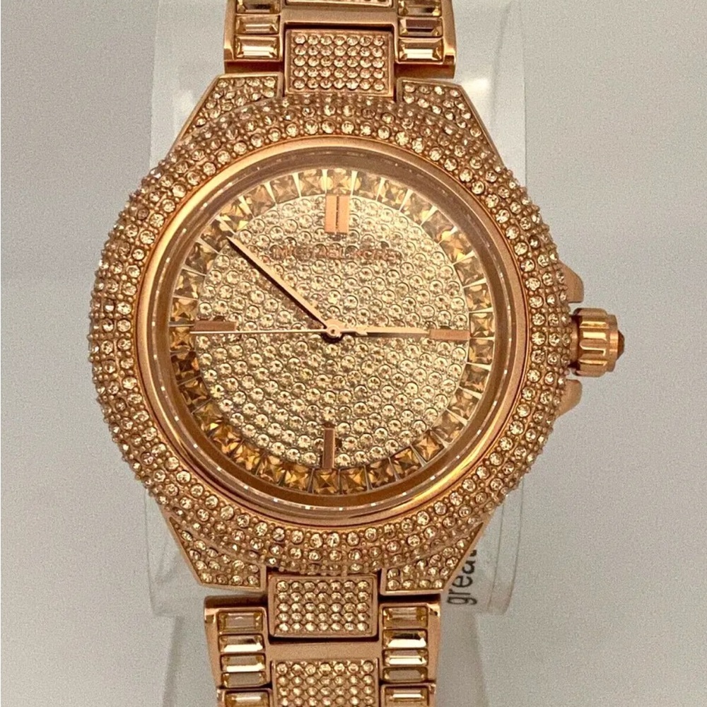 NIB MICHAEL KORS CAMILLE ROSE GOLD WATCH